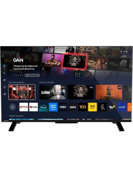 Toshiba 43UV1563DT 4K Ultra HD 43" 109 Ekran Uydu Alıcılı Smart LED TV ürün görseli 1