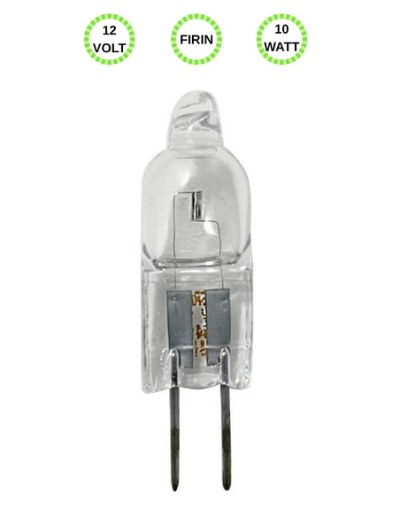 (1 Adet) Ledvance 12Volt 10W Sarı Işık G4 Duylu (İğne Bacak) Fırın Ampulü ürün görseli 1