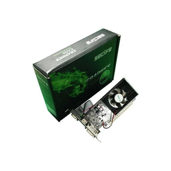 SecLife GT610 2GB DDR3 64bit HDMI DVI PCIe 16X v2.0 ürün görseli 1