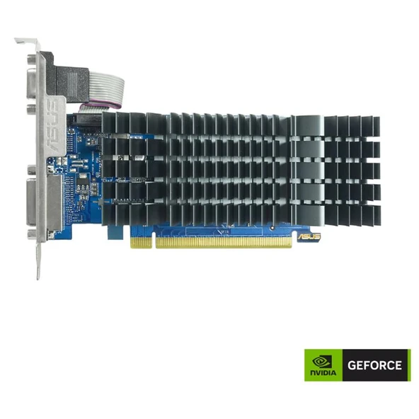 ASUS GEFORCE GT710-SL-2GD5-BRK-EVO 2GB DDR5 64BIT 1XVGA 1XHDMI 1XDVI EKRAN KARTI ürün görseli 1