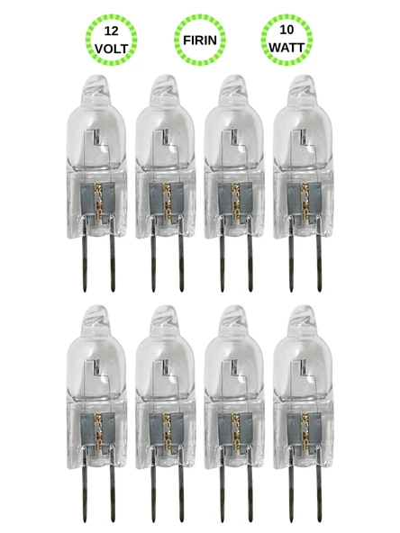 (8 Adet) Ledvance 12Volt 10W Sarı Işık G4 Duylu (İğne Bacak) Fırın Ampulü ürün görseli 1