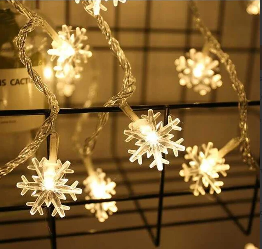 Kar Tanesi 5m 28 Led Gün Işığı Kar Tanesi:4cm ürün görseli 1