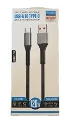 Megatech MT-120wt Hasır 120W Usb To Type-C Data Kablosu - Resim 4