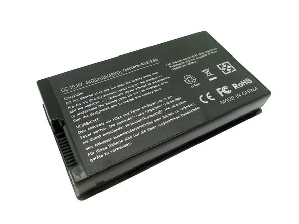 RETRO Asus F80, F81, F83, X61, X82, X85, X88 Notebook Bataryası - Siyah ürün görseli 1