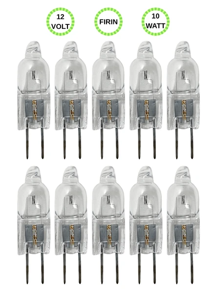 (10 Adet) Ledvance 12Volt 10W Sarı Işık G4 Duylu (İğne Bacak) Fırın Ampulü ürün görseli 1
