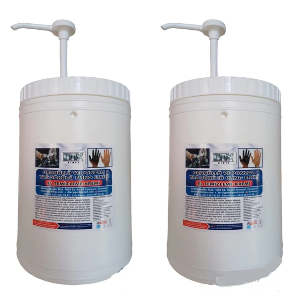 Talaşlı ponzalı El Temizleme Sabunu ( Kremi ) 4 KG + 4 KG ürün görseli 1
