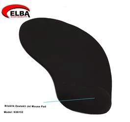 Elba K06152 Bileklikli Jel Mouse Pad Siyah - Resim 4