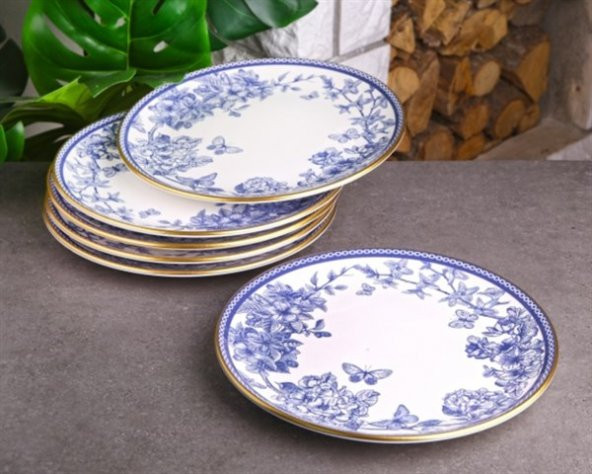 Seramikci Spring Time 6 lı Servis Tabağı - Resim 2