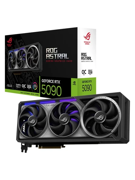 Asus RTX 5090 ROG Astral OC Edition ROG-ASTRAL-RTX5090-O32G-GAMING 512 Bit GDDR7 32 GB Ekran Kartı ürün görseli 1