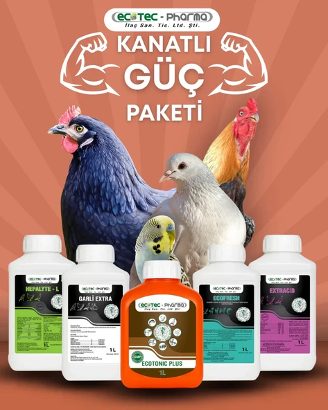 Ecotec Pharma Kanatlı Güç Paketi - 5 Adet 1 Litre - Resim 2