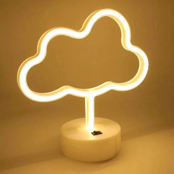 Dekoratif Bulut  Led Gece Lambası - Resim 2