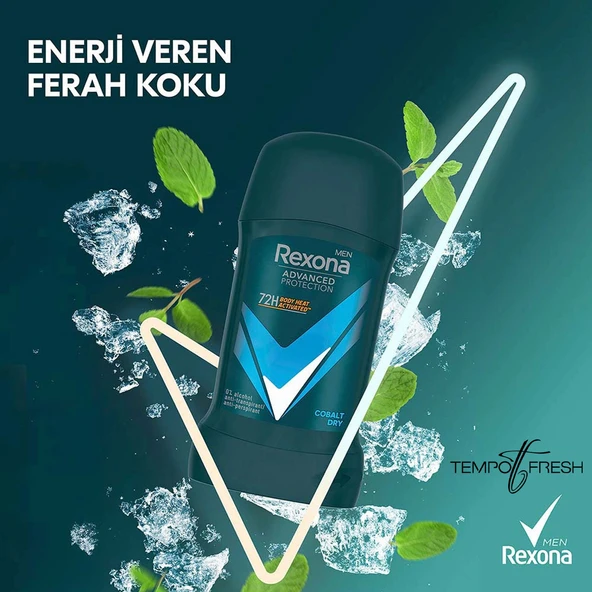 Rexona Men Cobalt Dry Stick 50 ml. - Resim 3