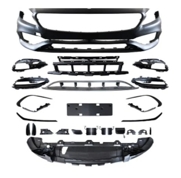 Mercedes A Serisi W176 A45 Amg Ön Tampon Set 2013-2018 Arası Uyumlu ürün görseli 1