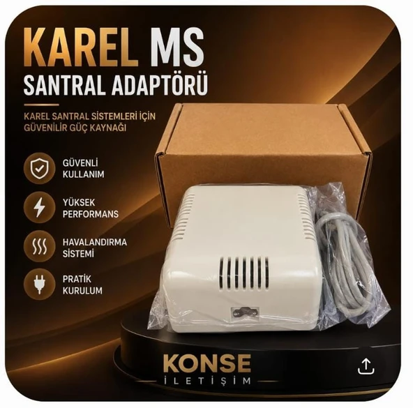 Karel Ps02 Adaptör TRAFOLU UYUMLU ÖZEL ÜRETİM ürün görseli 1