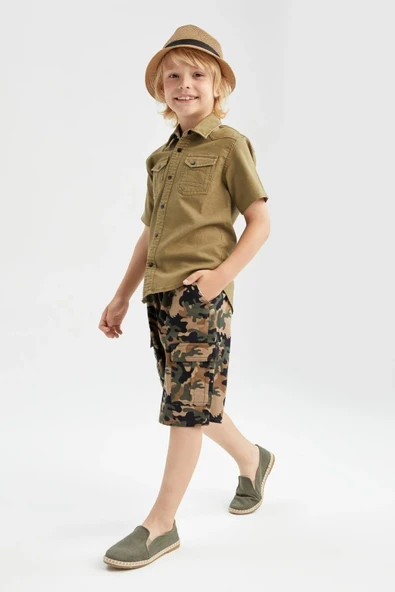 Defacto Erkek Çocuk Gabardin Şort Y5647A622HS ürün görseli 1