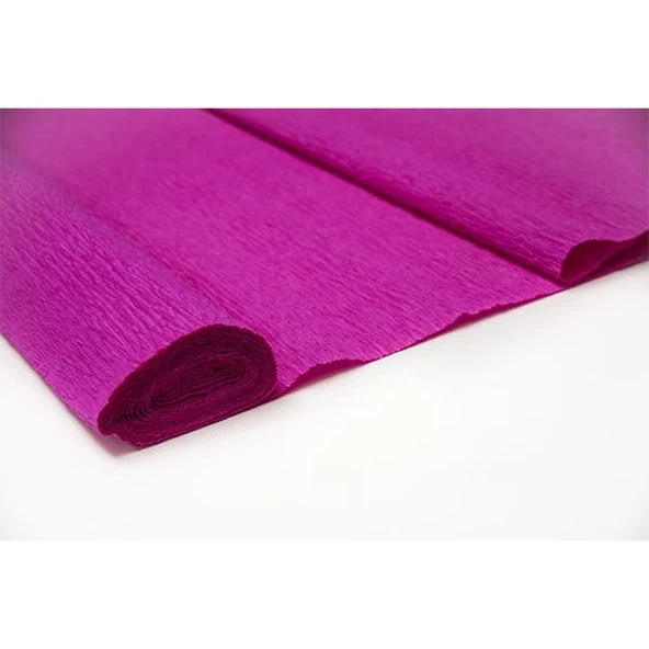 Puti Krapon Kağıdı 50x200 CM Fuşya 5398 (1 paket 10 adet) ürün görseli 1