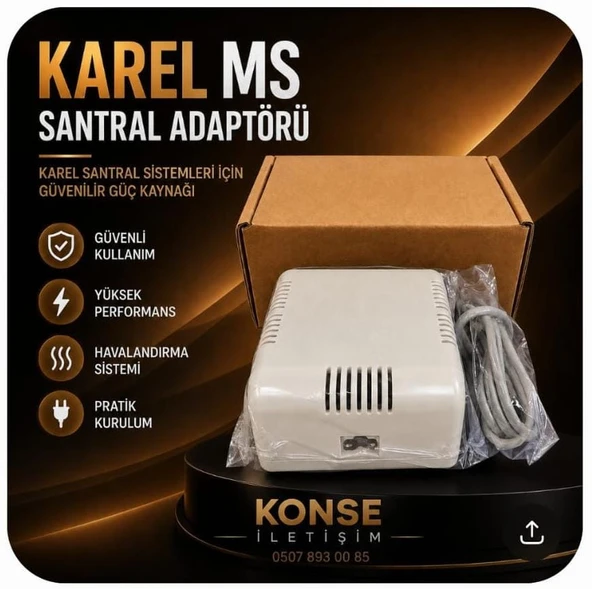 Karel Santral Adaptörü Kablosuz Bağlantı Tipi ile MS26 ve MS38 Serileri için Güç Özellikleri ürün görseli 1