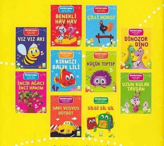Mini Mini Fabllar Dizisi (10 Kitap Takım) ürün görseli 1