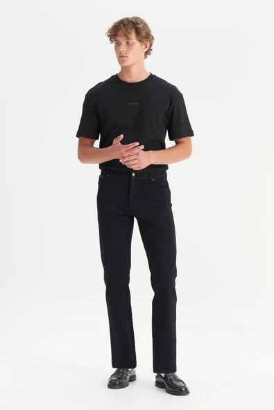 Texas Denim Pantolon Black Black 34 34 - Resim 4