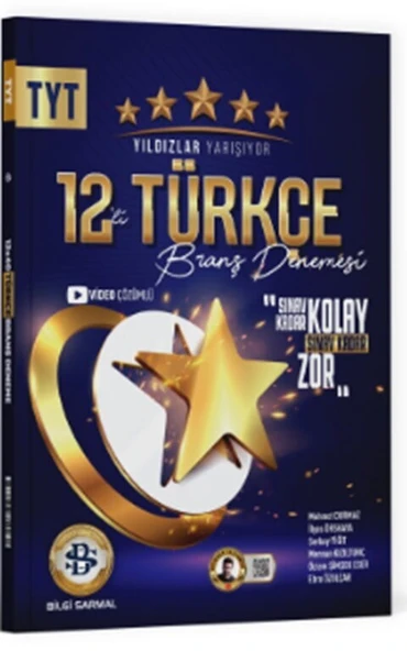 TYT Türkçe 12 li Yıldızlar Yarışıyor Branş Denemesi Bilgi Sarmal Yayınları ürün görseli 1