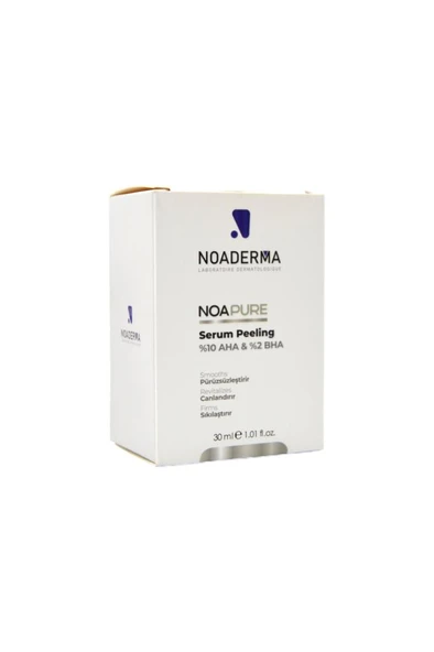 NOADERMA NoaPure Serum 30 ml – Peeling 10% AHA & 2% BHA - Resim 2