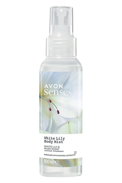 Senses White Lily Beyaz Zambak Kokulu Vücut Spreyi 100 Ml. ürün görseli 1