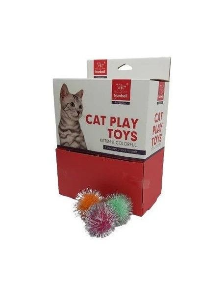 Nunbell Parlak Top Kedi Oyuncağı 1 TANE ürün görseli 1