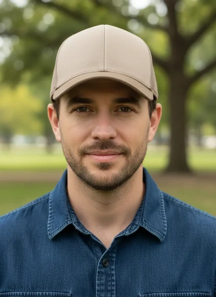 Siperli Arkası Filelii Erkek Şapkası ürün görseli 1