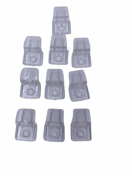 Ayna Tırnağı Plastik 10 Adet - Resim 2