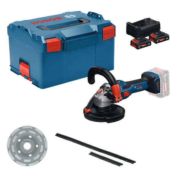 Bosch GBR 18V-15 S 125 mm Expert EXBA18V-40 Çift Akülü Taşlama ürün görseli 1