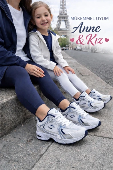 infinite8 Anne Kız Uyumlu Günlük Spor Ayakkabı – Hafif, Konforlu, Şık Yürüyüş Sneaker ürün görseli 1