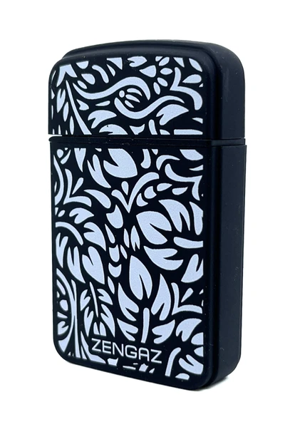 Zengaz Cool Tasarım Jet Alev Çakmak - Baroque Leaf - Resim 2