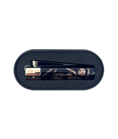 Clipper Deadly Chains Serisi Metal Çakmak - Rose Gold - Resim 6