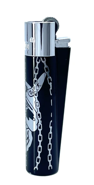 Clipper Deadly Chains Serisi Metal Çakmak - Silver ürün görseli 1