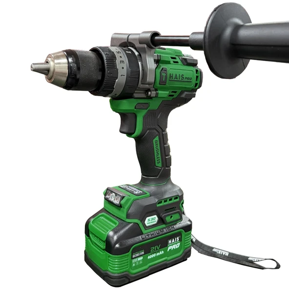 Hais Pro Haispro RB-2111 Profesyonel Darbeli 160 Nm 21 V 4 Ah S30 Akülü Vidalama Matkap ürün görseli 1