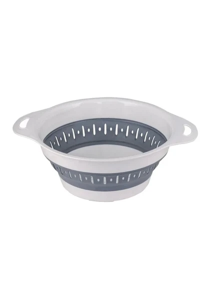 Süzgeç Katlanır Süzgeç Sebze Süzgeci Katlanabilir Süzgeç Yuvarlak Silikon Bpa Free ürün görseli 1