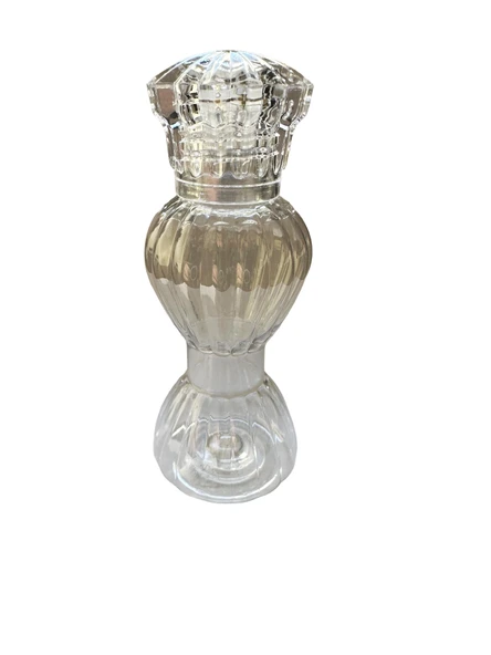 Doldurulabilir Plastik Şeffaf Kapaklı Tıpalı Kolonya Şişesi - 50 Ml. - 9 Cm. - 1 Adet ürün görseli 1