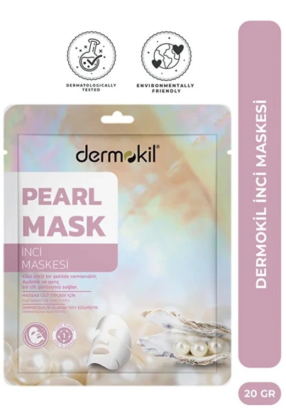 DERMOKİL İNCİ KAĞIT MASKE NEMLENDİRİCİ 20 GR ürün görseli 1