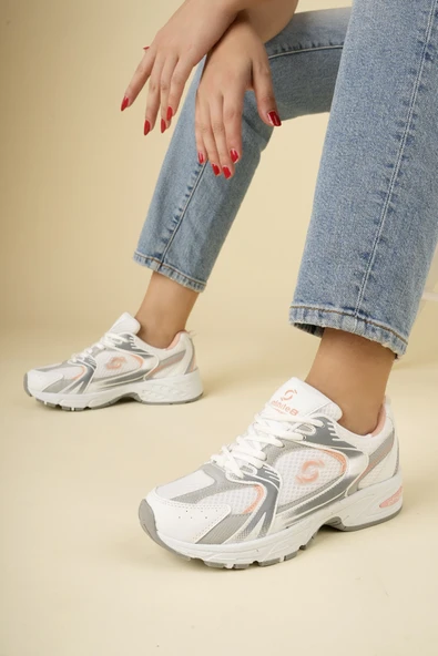 infinite8 Kadın Triko Sneaker Spor Ayakkabı – Hafif Taban, Günlük & Yürüyüş Modeli - SK07 ürün görseli 1