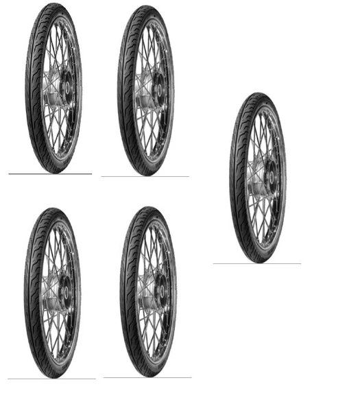Servis 50-100/17 Lastik 5'Lİ PAKET Motosiklet Lastiği (İÇ LASTİK GEREKTİRİR) ürün görseli 1