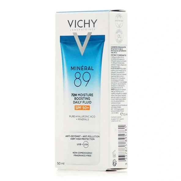 VİCHY MİNERAL 89 MOİSTURE BOOSTİNG DAİLY FLUİD SPF 50+ 50 ML ürün görseli 1