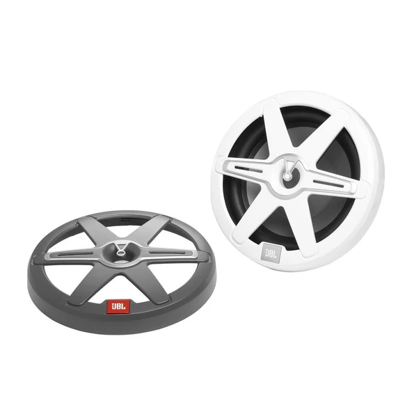 JBL Marin Subwoofer Club Serisi 25cm 900Watt RGB Beyaz-Gri ürün görseli 1