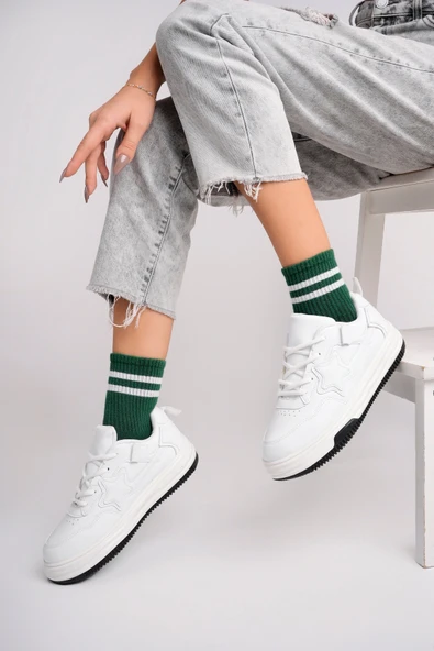 infinite8 Unisex, Kadın,  Erkek Günlük Spor Ayakkabı Sneaker  Yıldızlı ürün görseli 1
