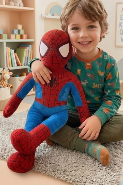 53 cm Büyük Boy Spiderman Peluş Oyuncak | Yumuşak, Sevimli ve Koleksiyonluk Hediye ürün görseli 1
