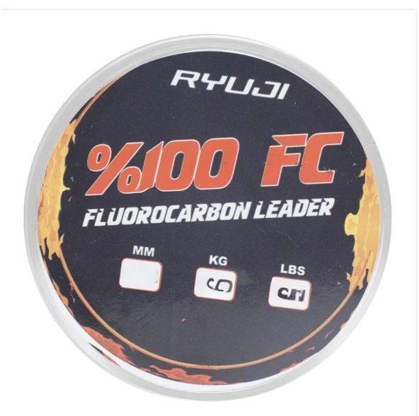 RYUJI FLUORO CARBON LEADER 25M, MİSİNA 0,41 MM ürün görseli 1