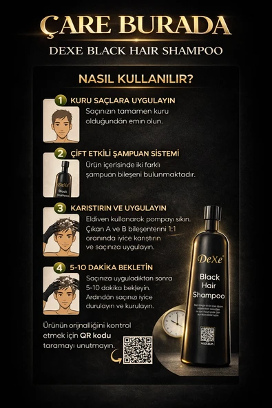 Siyah Şampuan 200 Ml - Resim 4