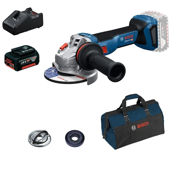 Bosch GWS 18V-11 1x4.0Ah Tek Akülü Taşlama ürün görseli 1