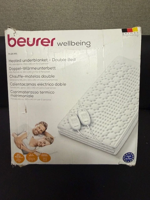 BEURER TS 26 ÇİFT KİŞİLİK ELEKTRİKLİ BATTANİYE (KUTU HASARLI OUTLET ÜRÜN ) ürün görseli 1