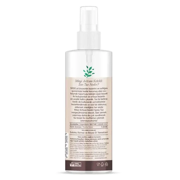 Mayi Kekikli Sıvı Tuz 150 ml e - Resim 2