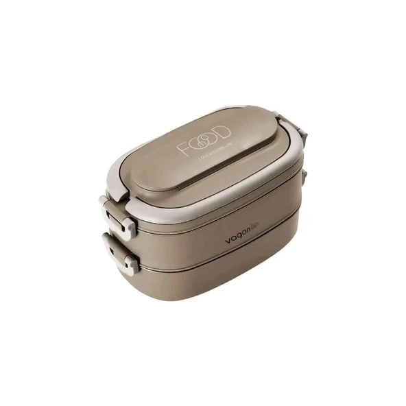 VAGON LIFE LUNCH BOX 1140 ML BL10403-2S Kahve ürün görseli 1